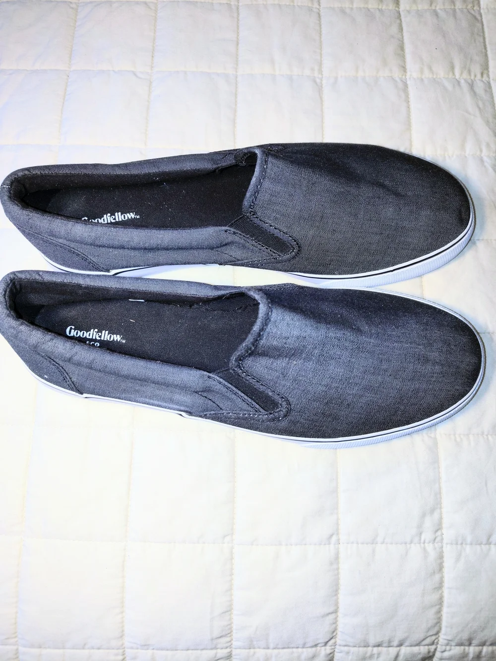 Goodfellow & Co Black Slip-On Canvas Loafers